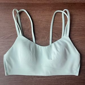 lululemon athletica mint green strappy sports bra